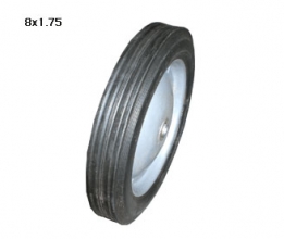 8" Solid rubber wheel SR0818