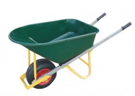 Heavy duty wheelbarrow